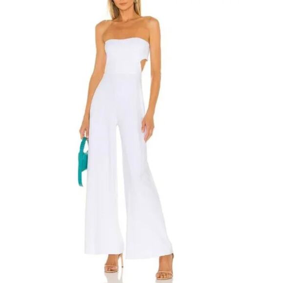 NWT Susana Monaco Strapless Jumpsuit – Size Small, Sugar White **With Flaws** - Picture 1 of 12